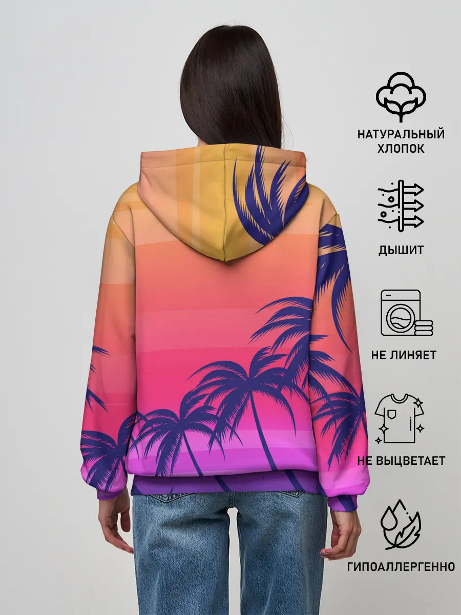 Женское худи / Очеровательный закат