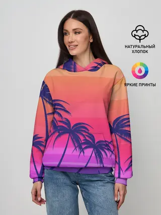 Женское худи / Очеровательный закат