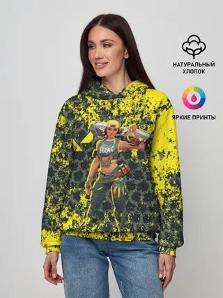 Женское худи / Valorant: RAZE