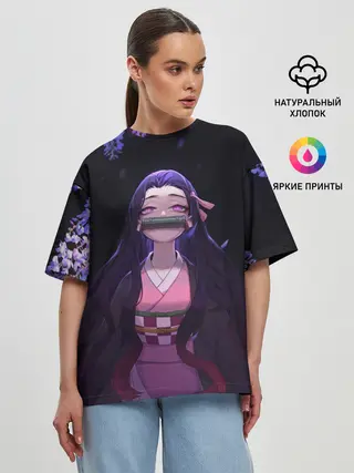 Женская футболка оверсайз / НЕДЗУКА