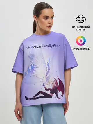 Женская футболка оверсайз / The Seven Deadly Sins