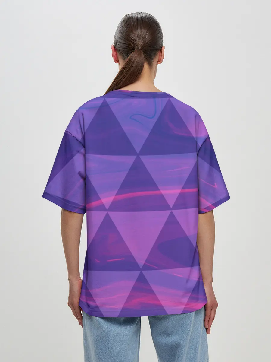 Женская футболка оверсайз / Эмилия