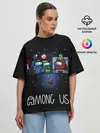 Женская футболка оверсайз / Among Us | I Voted