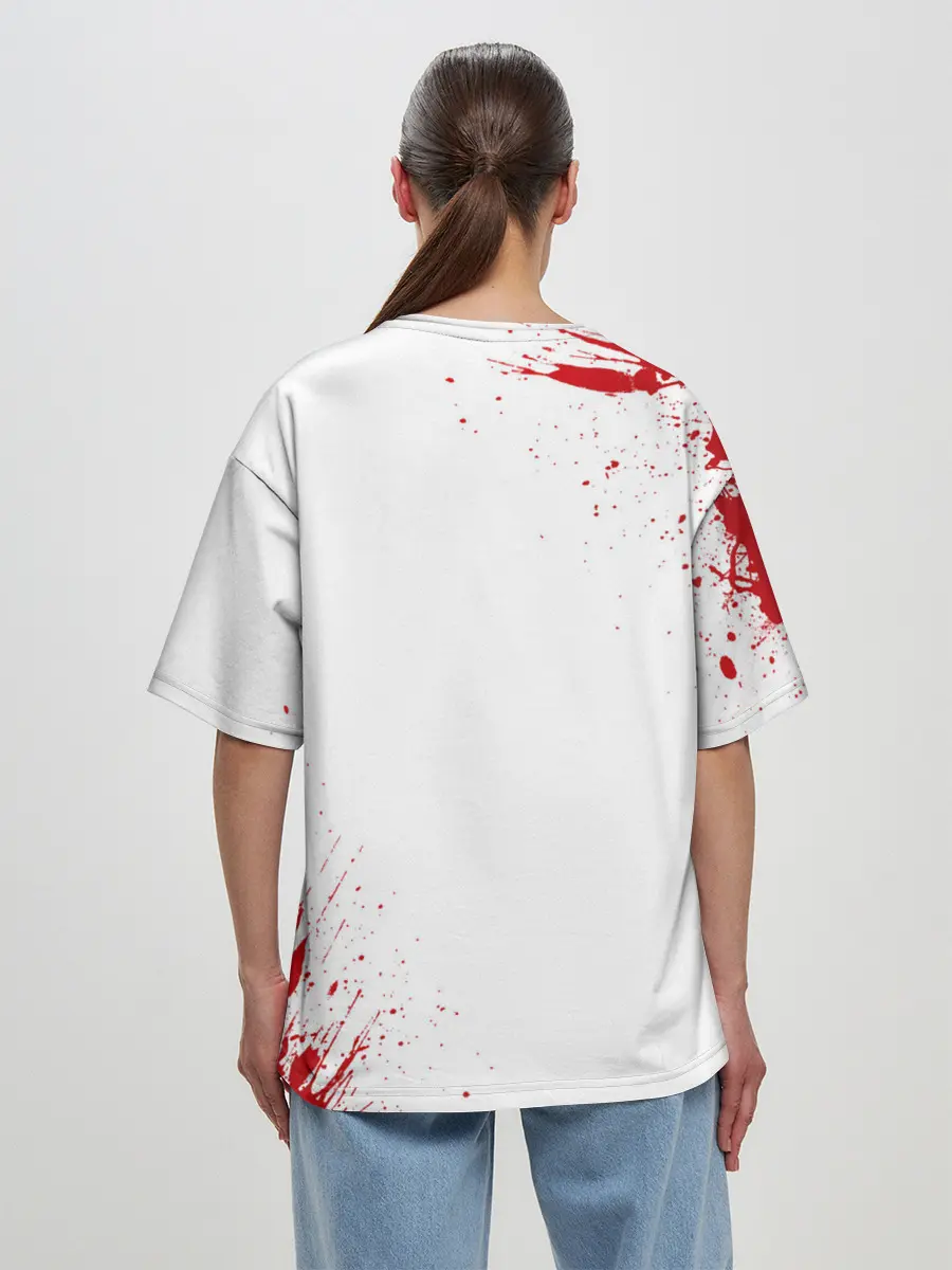 Женская футболка оверсайз / AMONG US - МОНСТР