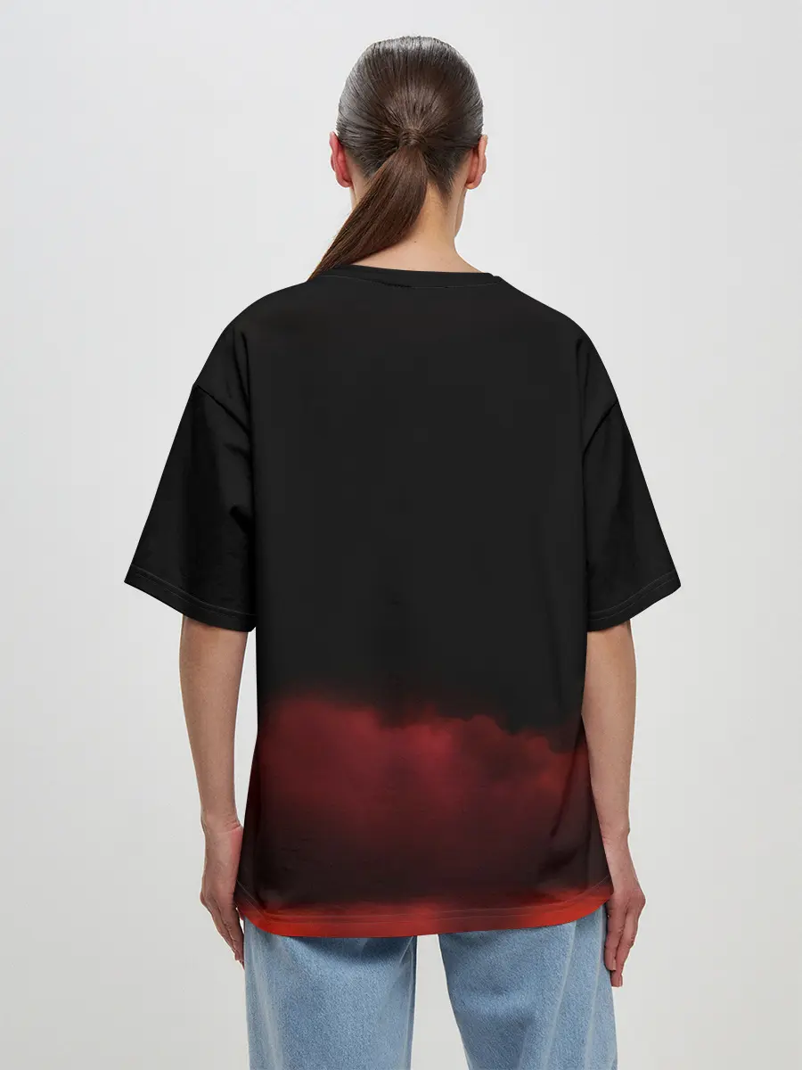 Женская футболка оверсайз / AMONG US IMPOSTOR