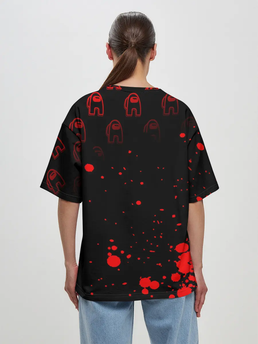 Женская футболка оверсайз / Among Us