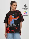 Женская футболка оверсайз / Among Us