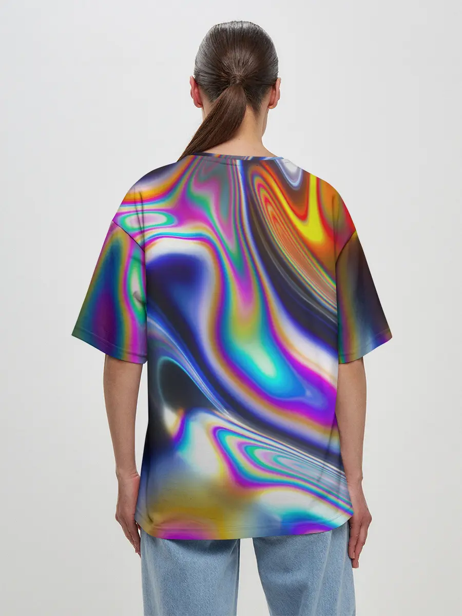 Женская футболка оверсайз / Токсичный