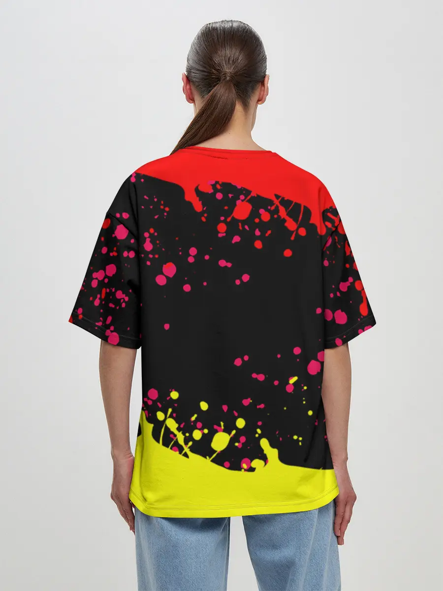 Женская футболка оверсайз / Among Us Impostor.