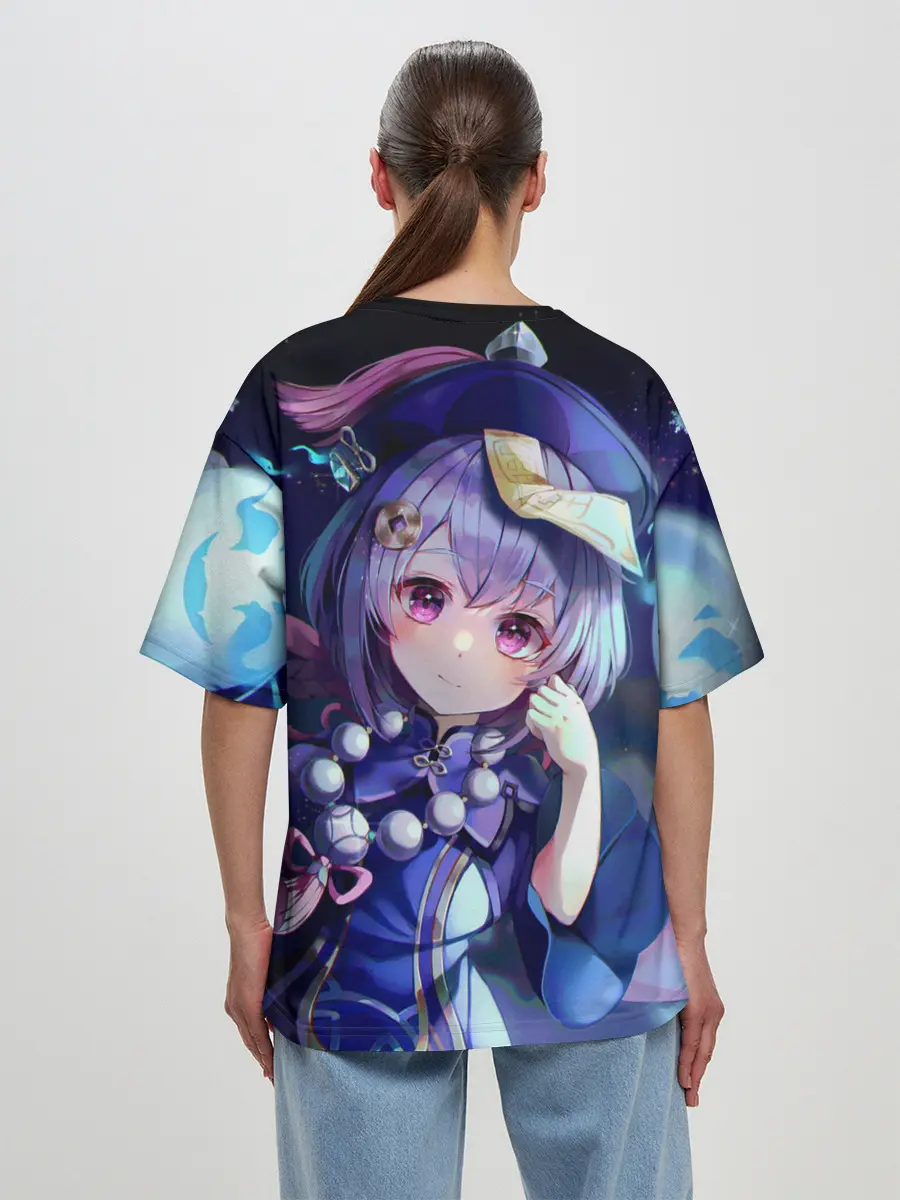Женская футболка оверсайз / GENSHIN IMPACT