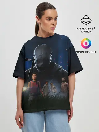 Женская футболка оверсайз / Dead by daylight
