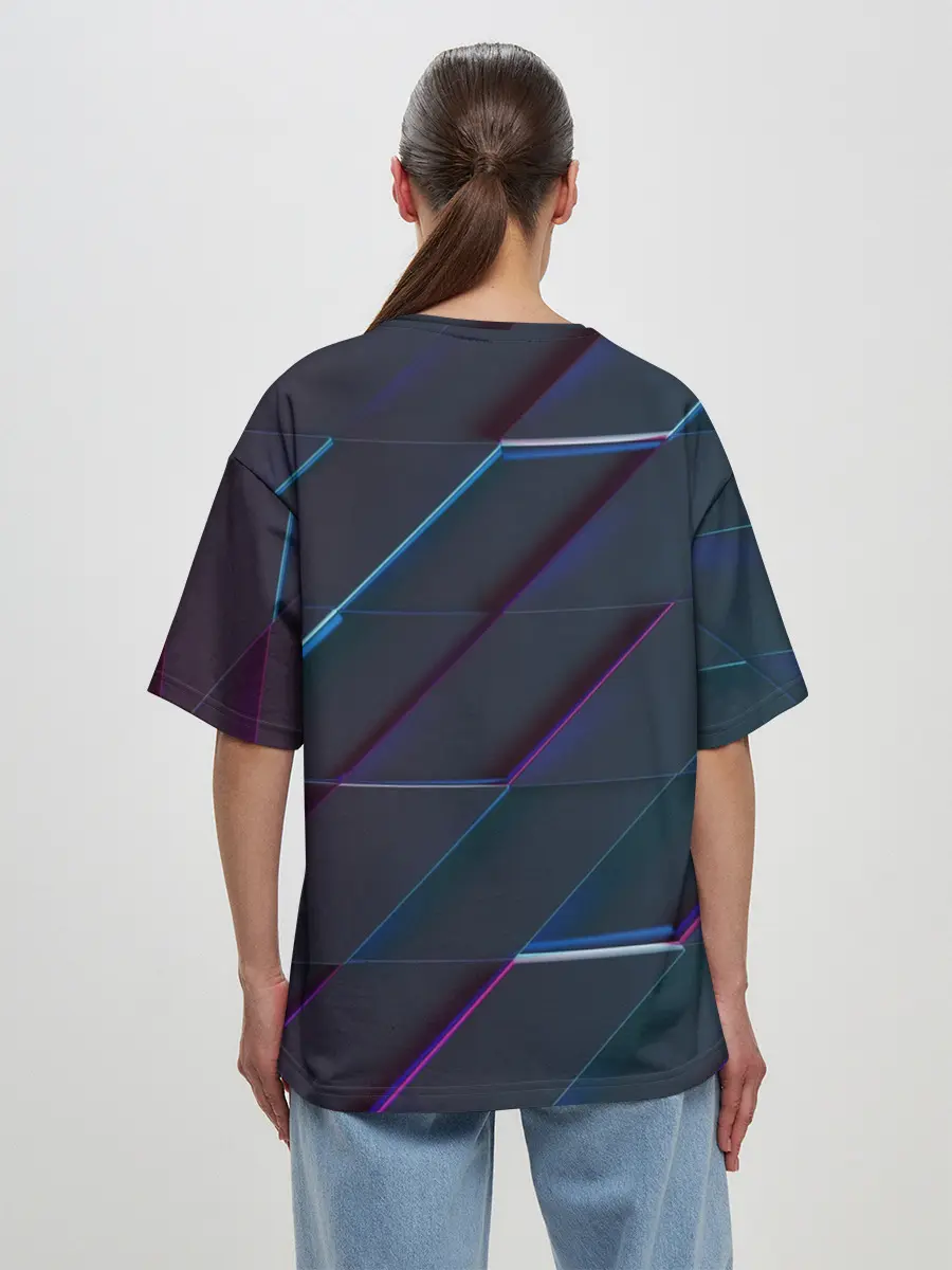 Женская футболка оверсайз / Cyberpunk 2077