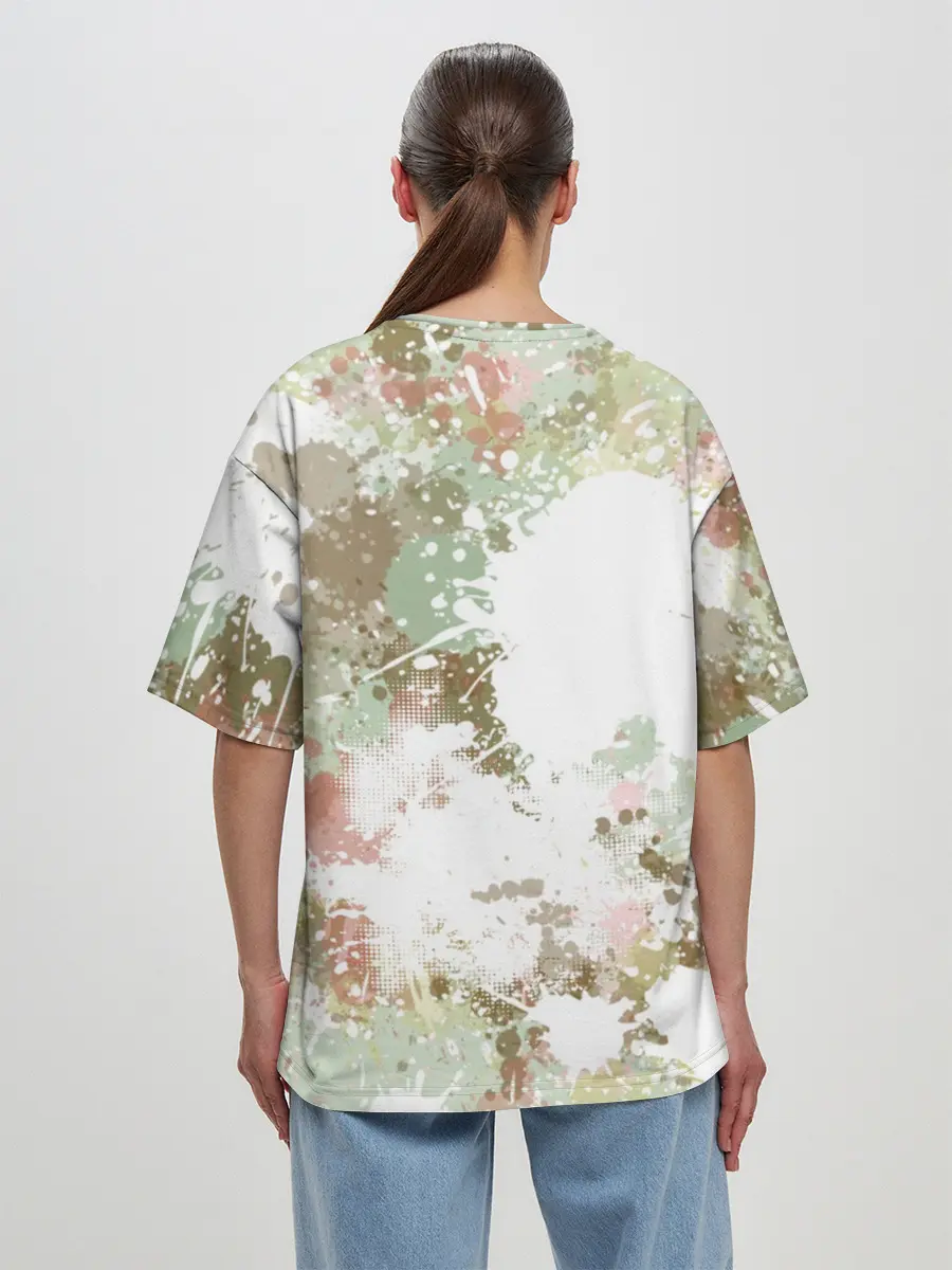 Женская футболка оверсайз / Щенок