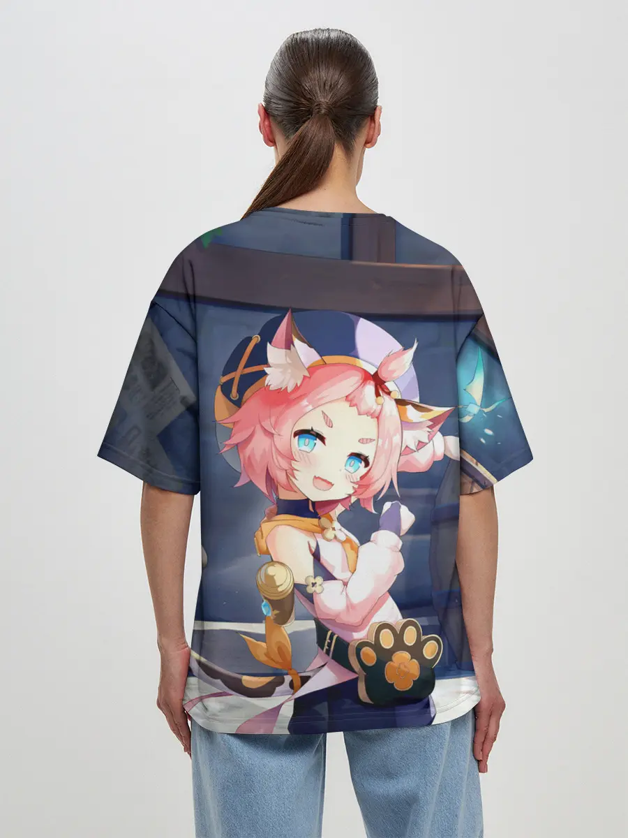 Женская футболка оверсайз / GENSHIN IMPACT