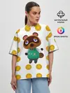 Женская футболка оверсайз / Animal crossing - Nook