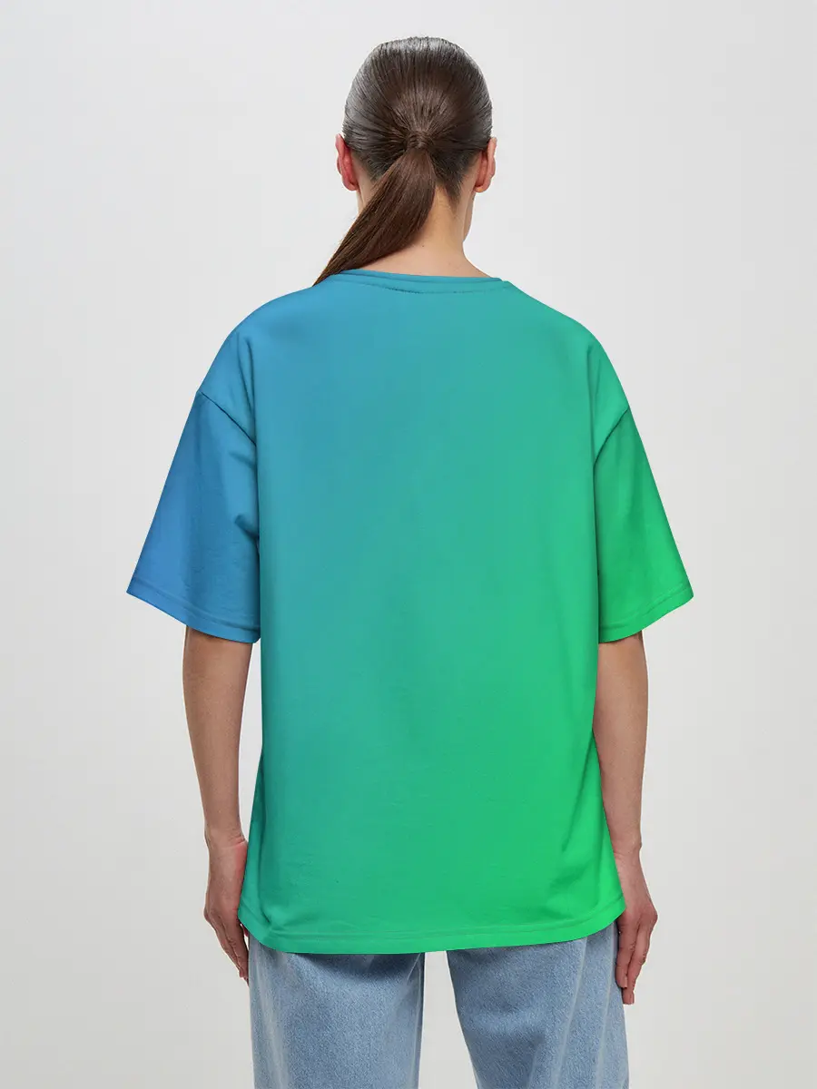 Женская футболка оверсайз / Сайтама | One Punch Man