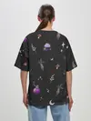 Женская футболка оверсайз / Magic pattern