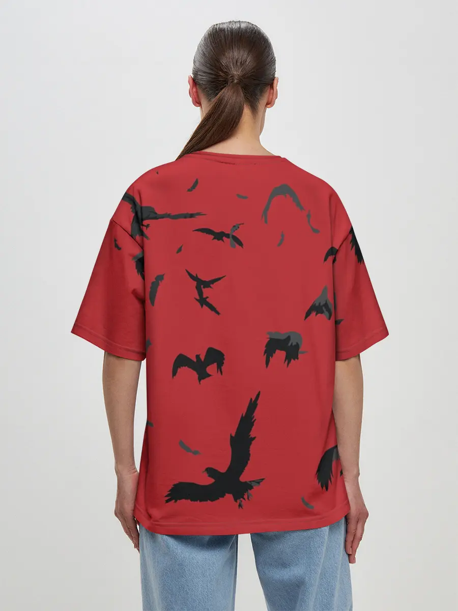 Женская футболка оверсайз / Uchiha | Hitachi