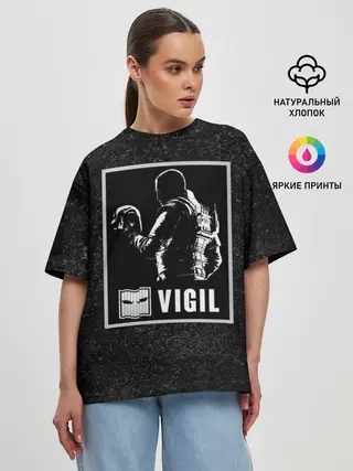 Женская футболка оверсайз / Vigil