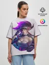 Женская футболка оверсайз / KDA Akali