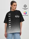 Женская футболка оверсайз / Infiniti