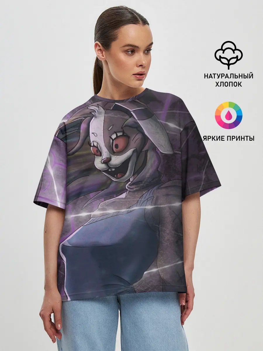 Женская футболка оверсайз / Венни