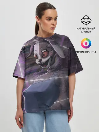 Женская футболка оверсайз / Венни