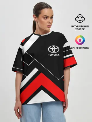 Женская футболка оверсайз / Toyota