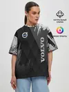 Женская футболка оверсайз / Volvo