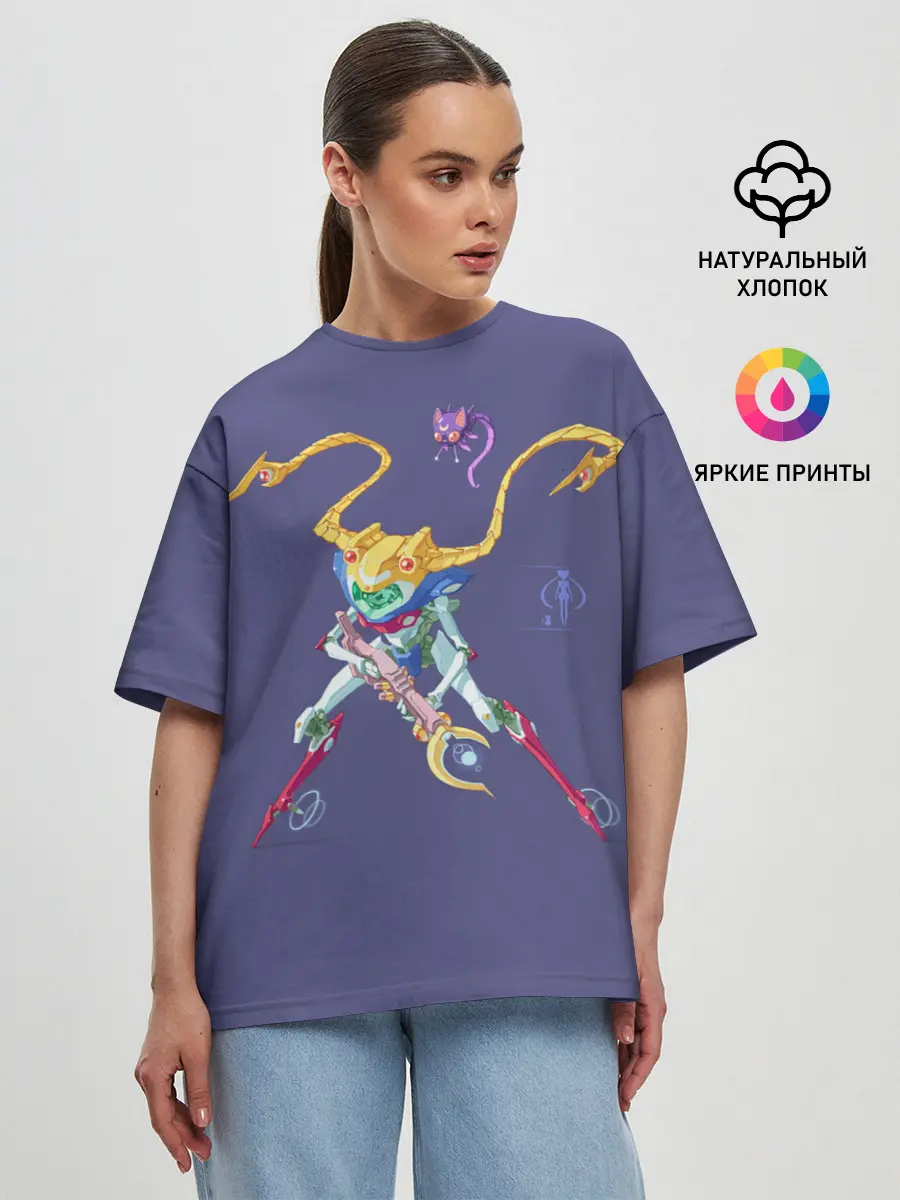 Женская футболка оверсайз / Sailor Moon | Сейлор Мун