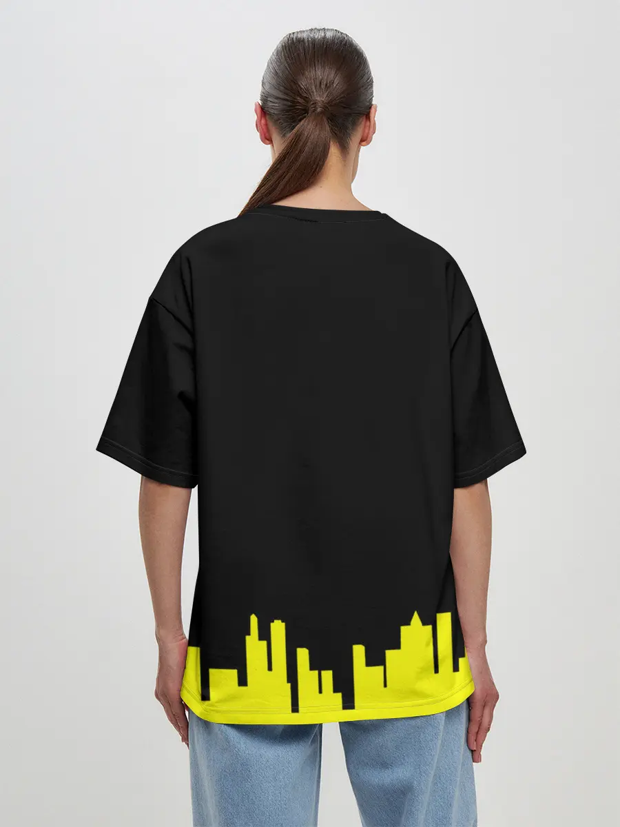 Женская футболка оверсайз / TRAUMA TEAM Cyberpunk 2077