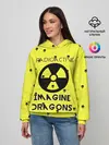 Женское худи / Imagine Dragons radioactive