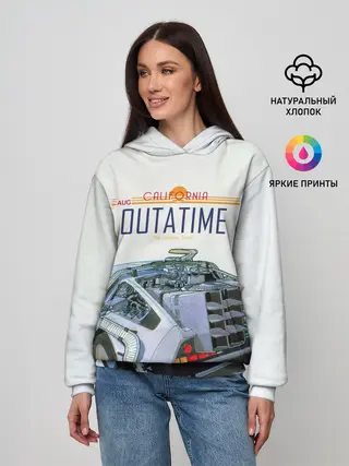 Женское худи / De Lorean Outatime