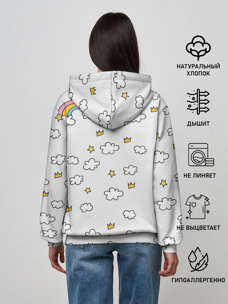 Женское худи / Единорог
