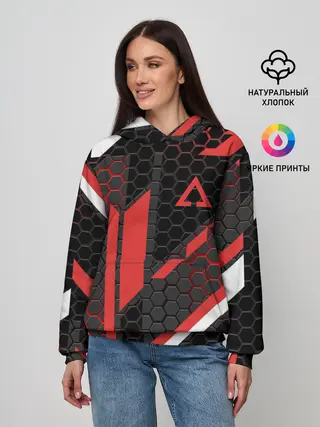 Женское худи / CS GO CYREX 3D | КС ГО САЙРЕКС