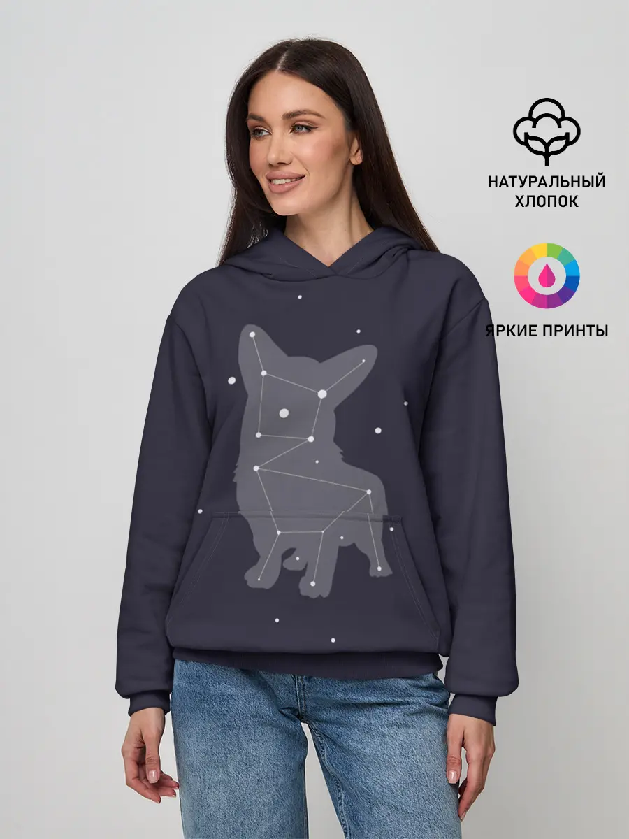 Женское худи / Корги