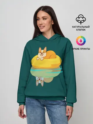 Женское худи / Корги