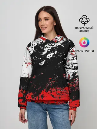 Женское худи / БРЫЗГИ КРАСОК