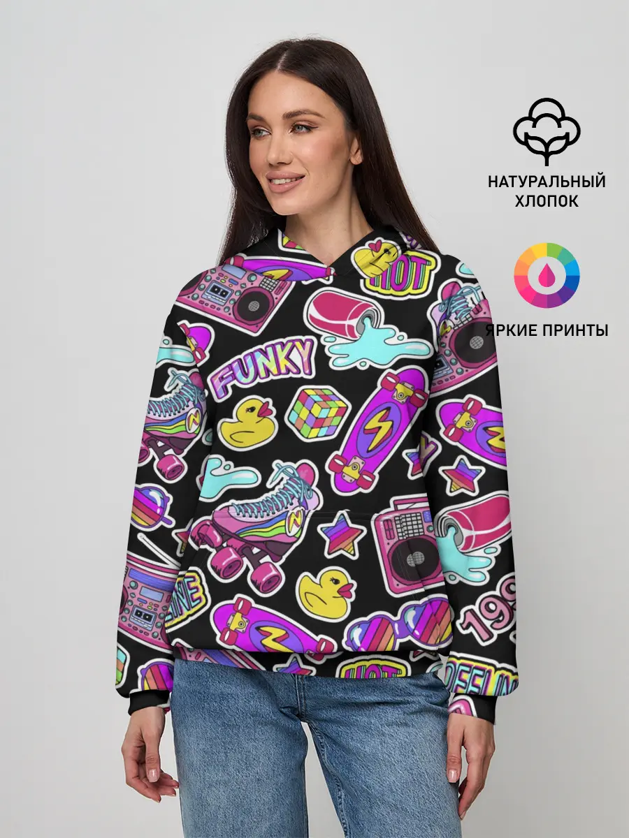 Женское худи / Back to 90