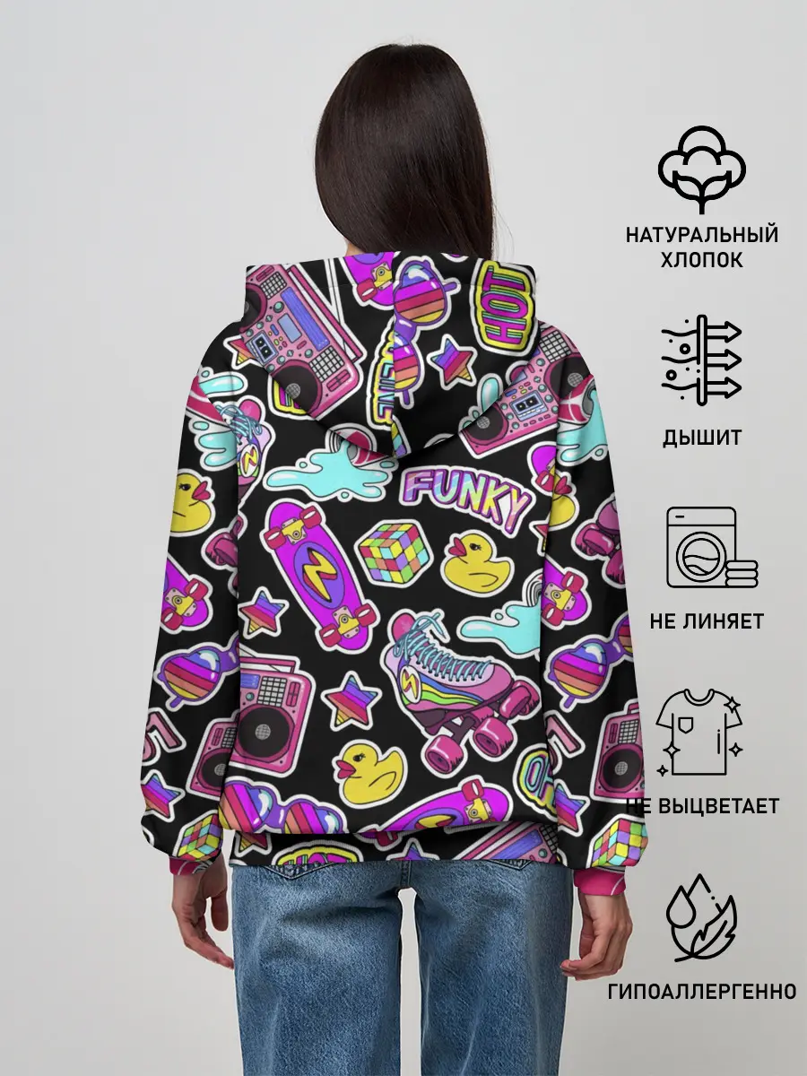 Женское худи / Back to 90