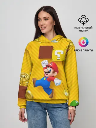 Женское худи / Супер Марио
