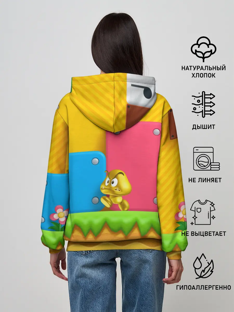 Женское худи / Супер Марио