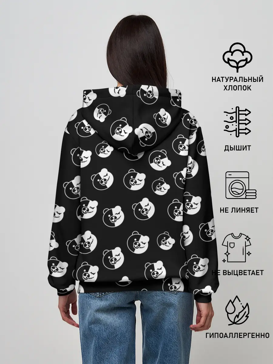 Женское худи / Монокума