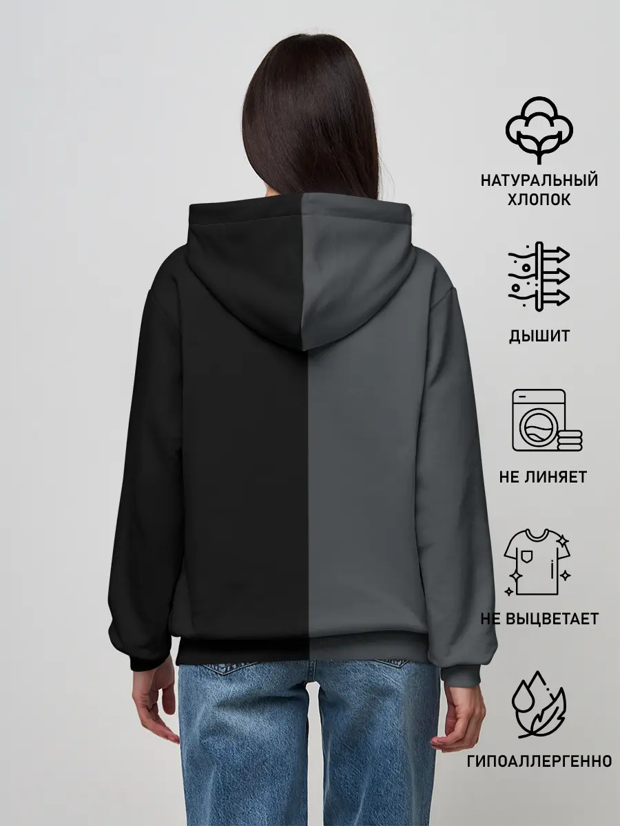 Женское худи / KUROKUMA x MONOKUMA