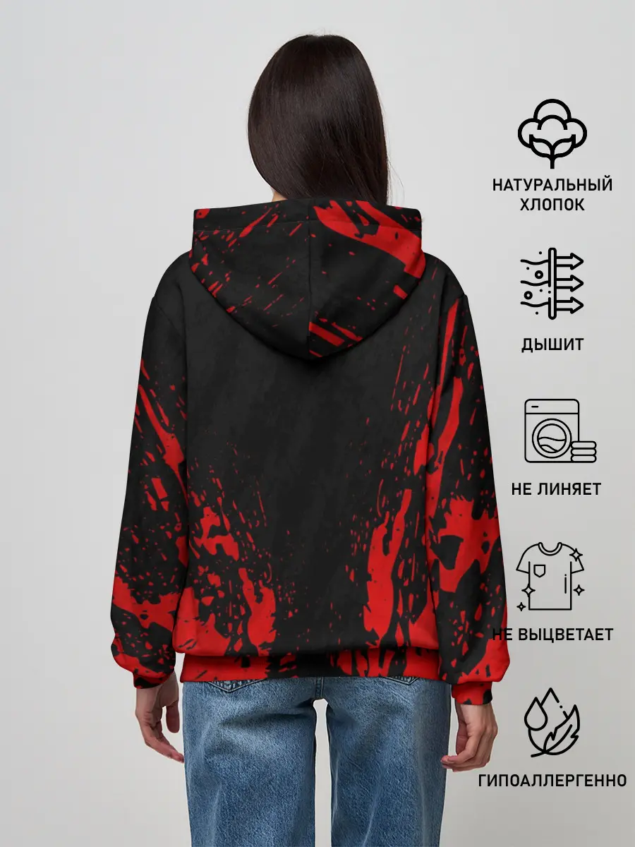 Женское худи / BERSERK sword red