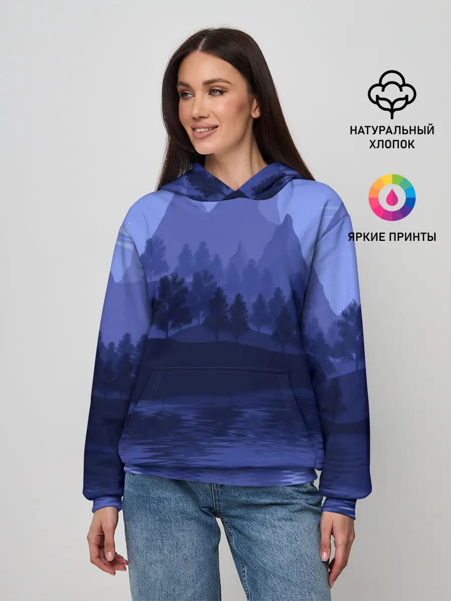 Женское худи / Firewatch