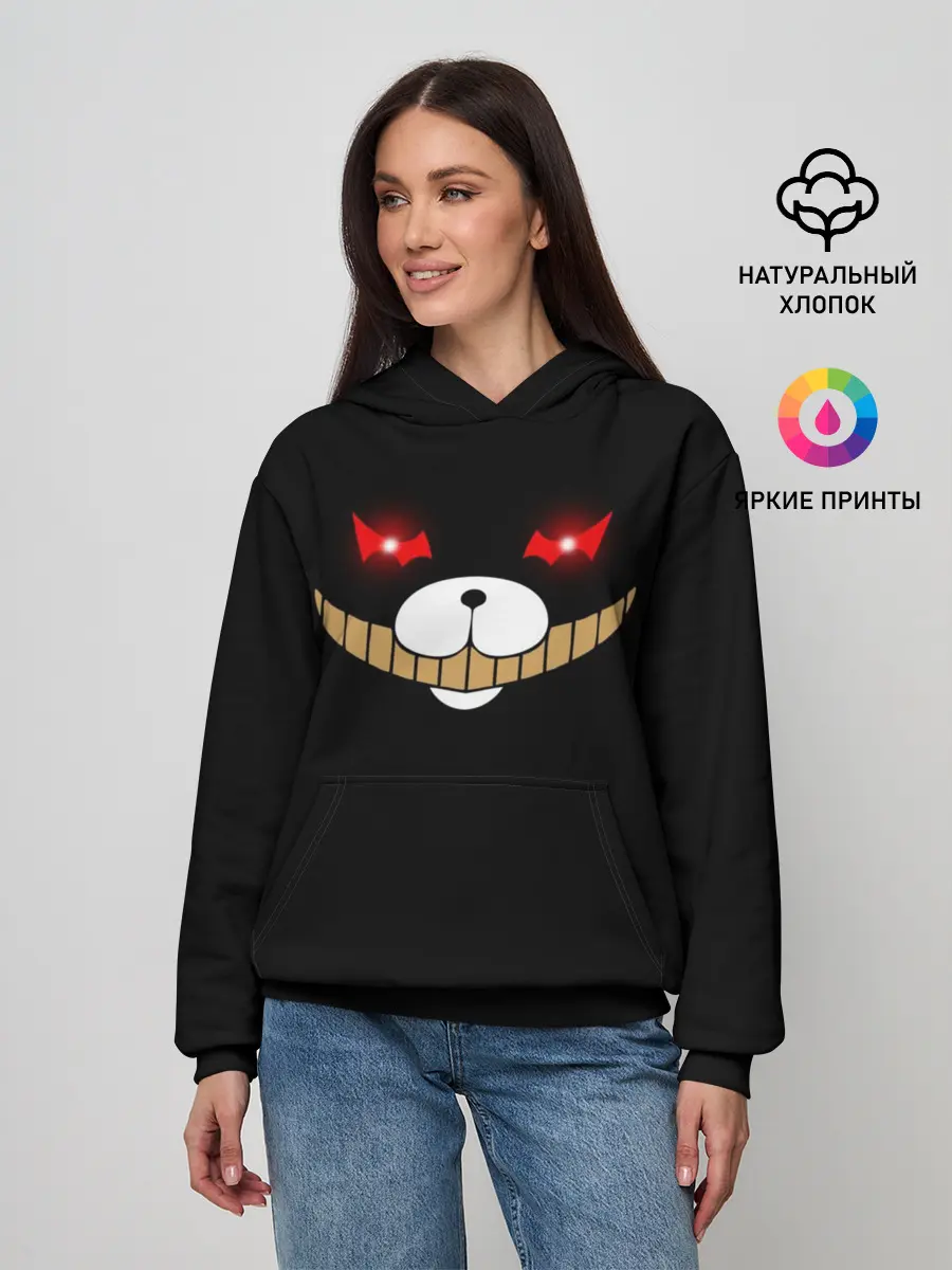 Женское худи / KUROKUMA на черном