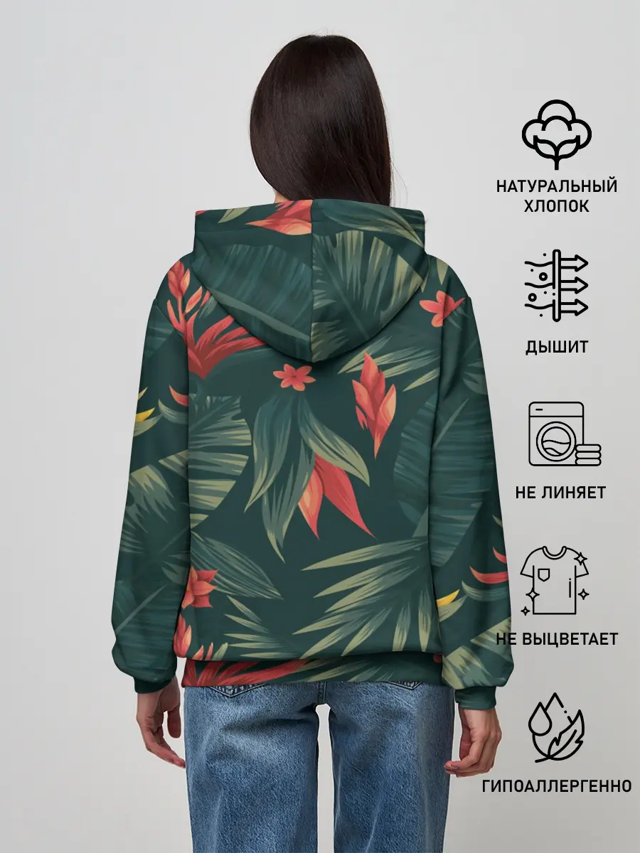 Женское худи / Тропики