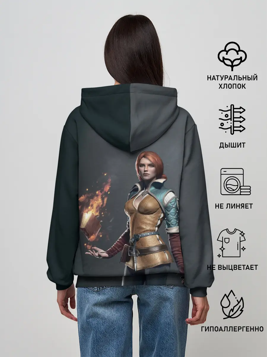 Женское худи / The Witcher 3