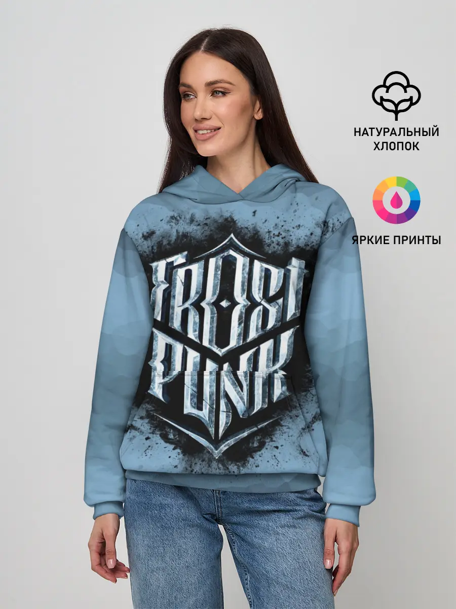 Женское худи / Frostpunk Logo